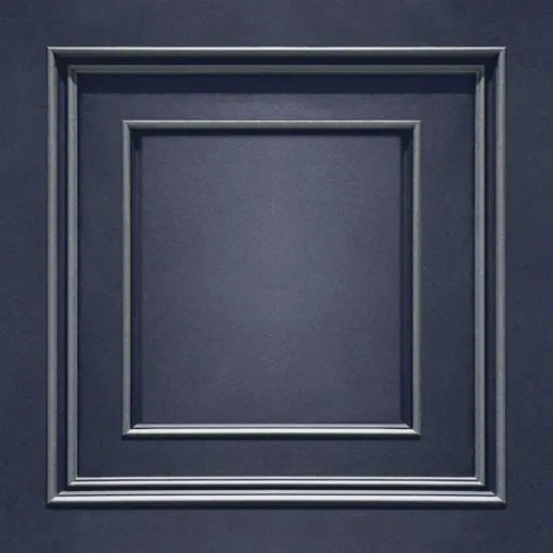 Miniatura 6 de Amara 7388 - Papel tapiz transparente con efecto de panel de madera, ligeramente texturizado, color blanco y plateado