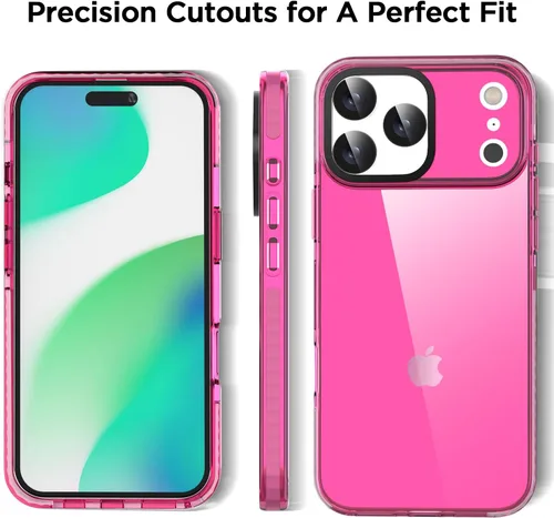 Miniatura 167 de AICase Funda protectora para iPhone 16 compatible con iPhone 16, delgada, ligera, transparente [no amarillenta] Diseño vibrante