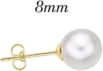 Miniatura 2 de Aretes de tuerca chapados en oro de 18 quilates de plata de ley 925, hipoalergénicos para orejas sensibles