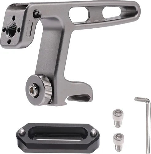 FOTGA Estabilizador de mango superior de 4.2 pulgadas con abrazadera de riel NATO para Canon Nikon Sony DSLR sin espejo, jaula de cámara para