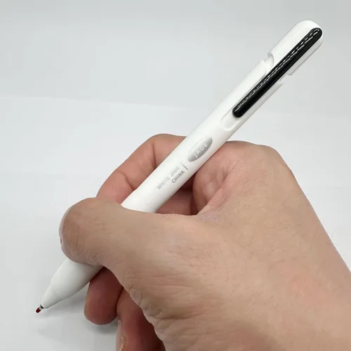 Miniatura 8 de DUNBONG Bolígrafo retráctil, bolígrafos de gel de 0.020 in, punta fina, 4 negros, 1 azul y 1 rojo, caja de 6 bolígrafos
