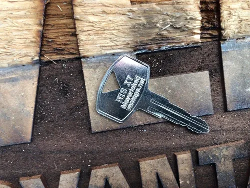 Miniatura 3 de Llaves de encendido para carretilla elevadora Nissan/HEAVYEQUIP NIS X7 KEY00-000X7 (3)