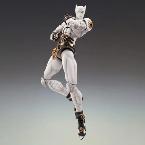 Miniatura 2 de QAHEART Figuras de Killer Queen de Kira Yoshikage, figuras de anime, estatuas de acción ultra móviles para cumpleaños Killer Queen Blanco