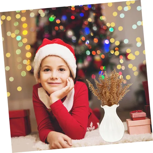 Miniatura 7 de Didiseaon 3 juegos de 2 piezas de arreglos florales artificiales de frutas rojas de Navidad, decoraciones de Navidad, decoración botánica