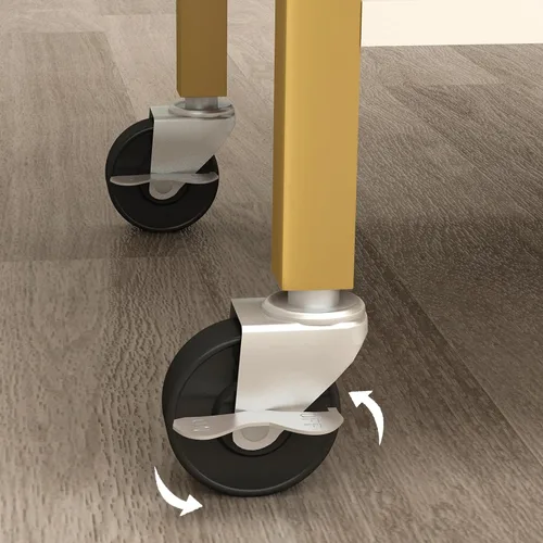 Miniatura 7 de LAATOOREE Carrito de bar, carrito de servicio de bar en casa, carrito móvil de bebidas de 4 niveles, estante de cocina rodante con soporte para vino