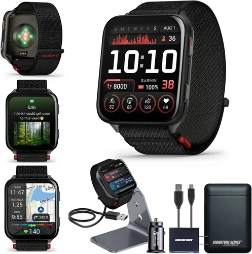 Miniatura 13 de Garmin Venu X1 - Reloj inteligente GPS delgado y ligero, color negro, pantalla AMOLED, funciones avanzadas de salud y fitness, seguimiento