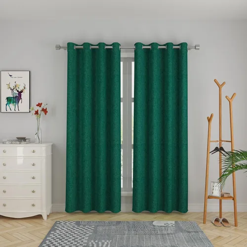 Miniatura 29 de UPOPO Cortinas de niveles de cocina negras de privacidad de lino texturizado de 24 pulgadas de largo, cortinas de café sobre el fregadero, cortinas