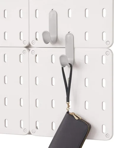 Miniatura 20 de iDesign Cade - Contenedor organizador modular de plástico sin BPA para colgar, 5.04 x 3.04 x 4 pulgadas, color gris