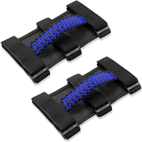 2x Asas de Agarre de Barra Enrollable para Jeep Wrangler YJ TJ JK JKU JL JLU Sports Sahara Freedom Rubicon Unlimited X Gladiator JT 1955-2022 UTV