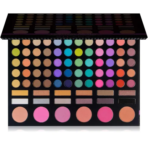 SHANY - Paleta lista para festivales - Sombras de ojos altamente pigmentadas y mezclables, maquillaje rubor y polvo facial. Kit de maquillaje con 78