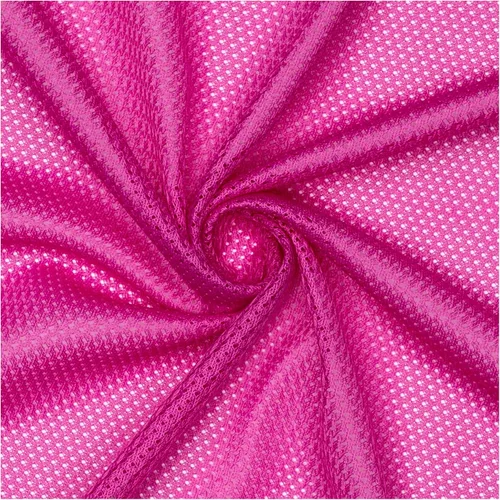 Miniatura 10 de Pico Textiles 1 yarda - Tela de jersey de micromalla de poliéster rosa bebé - 60 pulgadas de ancho - Vendida por yarda - Agujeros pequeños - Tela