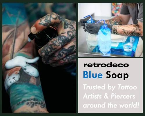 Miniatura 5 de Blue Bubbles - Jabón espumoso de 8.5 onzas para sanar, limpiar y limpiar la piel y piercings, fórmula suave, hidratante y vegana