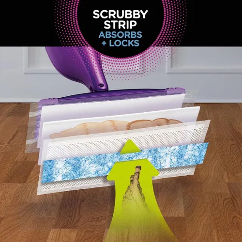Miniatura 3 de Swiffer WetJet - Recambio de almohadilla de trapeador resistente, 30