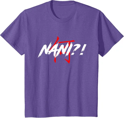 Miniatura 59 de Nani Meme Anime Japanese Camiseta, Negro, S