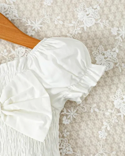 Miniatura 4 de Mioglrie Ropa para bebé niña con volantes y pantalones cortos, conjunto de ropa para niñas pequeñas