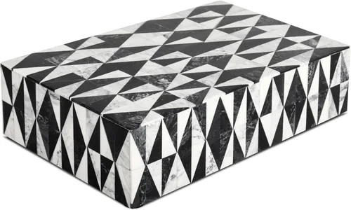 Miniatura 128 de Handicrafts Home Caja de recuerdo decorativa de 8 x 5 – Pequeña caja organizadora con tapa, almacenamiento decorativo Boho, caja de memoria retro