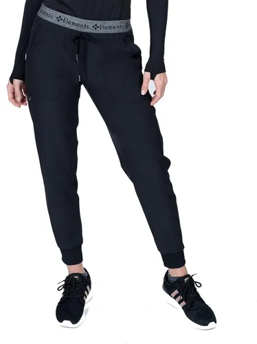 Miniatura 3 de Conjunto de uniforme médico para mujer, con 7 bolsillos, elástico en 4 direcciones, para enfermera, dentista, Elements Select ES2956