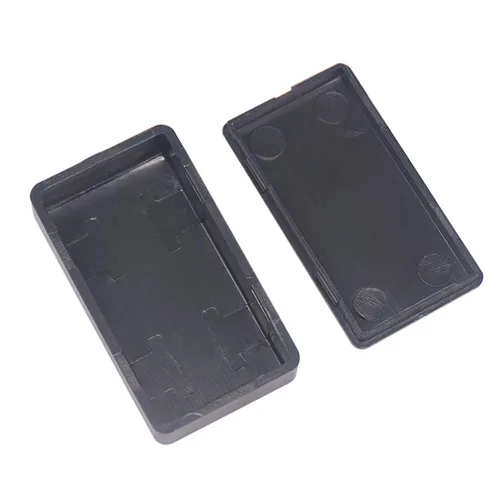 Miniatura 5 de Zulkit 12 cajas de proyecto de plástico ABS para proyectos eléctricos, caja de conexiones de energía, color negro, 1.97 x 1.10 x 0.59 pulgadas