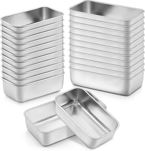 Miniatura 18 de Onader Molde para pan para hornear, sartén profunda de acero inoxidable de 9 x 5 pulgadas