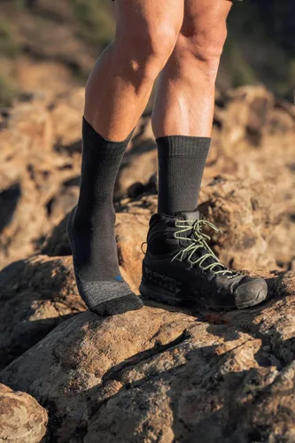 Miniatura 9 de Falke - Calcetines de senderismo para hombre, color negro