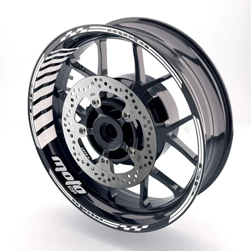 Miniatura 10 de MC MOTOPARTS Calcomanías de llantas de 17 pulgadas compatibles con ZX10R ZX10RR ZX-6R ZX-6RR 636 Z900 Z1000 Z650 Ninja 400 Ninja 500 R Z500 2024