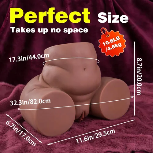 Miniatura 5 de Muñeca Sexual BBW Realista de 10.6 Libras Pocket Pussy - Juguetes Sexuales para Adultos para Hombres, Masturbadores Masculinos Juguetes para Adultos