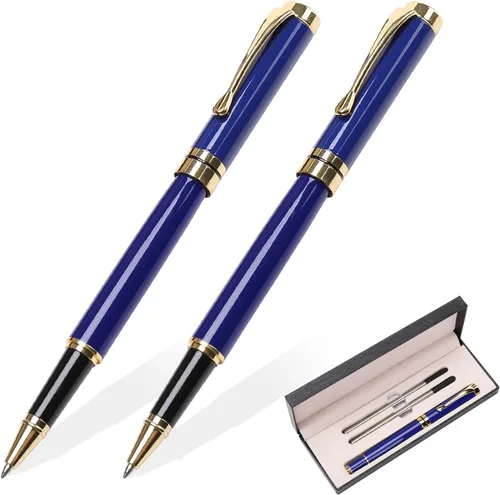 Miniatura 15 de YIVONKA Bolígrafos de lujo, el mejor juego de regalo para hombres y mujeres, profesional, ejecutivo, oficina, bonitos, caja de regalo, bolígrafo 2