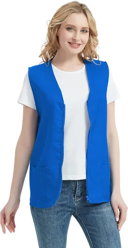 Miniatura 5 de TOPTIE Chaleco de actividades voluntarias para adultos, uniforme de supermercado, chaleco de trabajo
