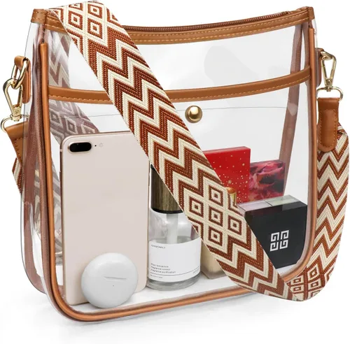 Miniatura 11 de COROMAY - Bolso transparente para mujer, apta para estadios