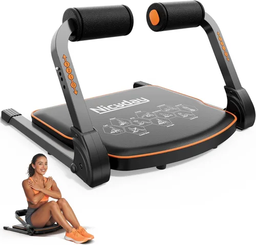 Niceday Equipo de Entrenamiento Abdominal, Máquina de Abdominales para Entrenamiento de Estómago, Máquina Entrenadora de Abdominales para el Hogar,