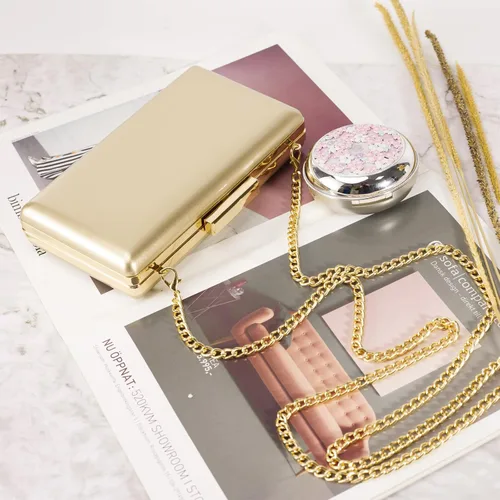 Miniatura 6 de Bolso de noche – Monederos pequeños para mujeres, bodas y fiestas, bolsa de noche formal para mujer