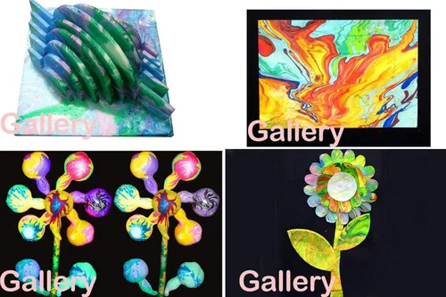 Miniatura 6 de Juego de 12 tubos de colores de 12 ml para pintura ebrú