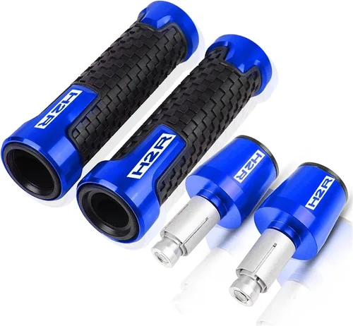 Miniatura 7 de Contrapeso 7/8 "22MM motocicleta accesorios mango extremos agarraderas barra manillar para Kawasaki Ninja H2R H2 R 2015 2016 2017