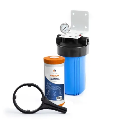 Miniatura 62 de Aquaboon 10x4.5 Carcasa para filtro de agua para toda la casa Filtro de agua certificado NSF para sistema de filtración con medidor y liberación
