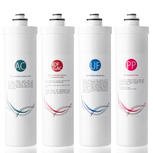 Miniatura 16 de iSpring CUA4-BLK - Sistema de filtro de agua para debajo del fregadero, filtro de agua de ultrafiltración de 4 etapas sin tanque de alta capacidad