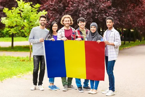 Miniatura 2 de DANF Bandera de Rumania de 3 x 5 pies de poliéster grueso, resistente a la decoloración, ojales de latón, cabecera de lona, banderas nacionales