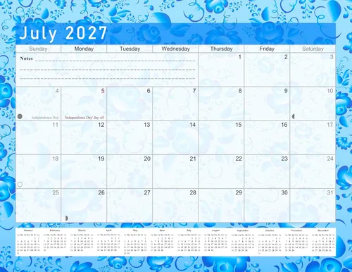 Miniatura 2 de Calendario mensual 2025-2026 de pared/escritorio encuadernado en espiral – 18 meses de escritorio/calendario de pared – (Edición #019)
