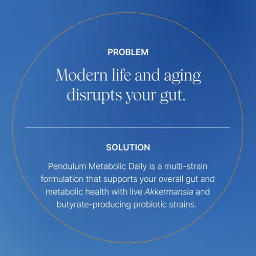 Miniatura 4 de Pendulum Metabolic Daily - Mezcla patentada de Akkeramansia, Anaerobutyricum, Clostridium y más para mejorar el metabolismo del azúcar
