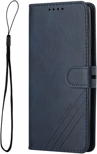 Miniatura 2 de GYHOYA Funda para Xiaomi Poco X5 Pro 5G Wallet Case, Xiaomi Poco X5 Pro 5G Funda de cuero Flip Folio con tarjeteros Kickstand Característica Azul