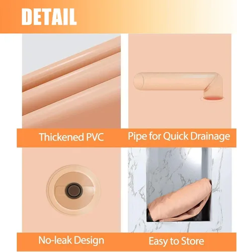 Miniatura 7 de YUEWO - Piscina inflable con dosel, piscina portátil sobre el suelo para bebés, niños y adultos, para jardín familiar y patio trasero