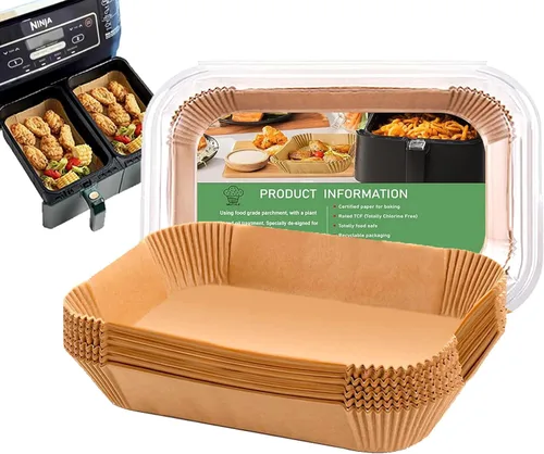 Miniatura 12 de Forros pequeños para freidora de aire COMFEE' Compact 2.1, forros de 2 cuartos de galón para freidora de aire para Instant Pot Vortex Mini, forros