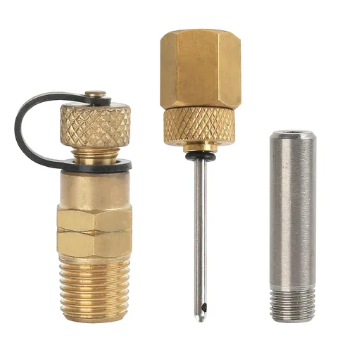 Miniatura 6 de MEASUREMAN Medidor de presión de 0-60 psi/kpa lleno de líquido con adaptador de medidor de latón 1/4NPT hembra, sonda de 2-1/2 pulg. x 1-2/5" x 1/8