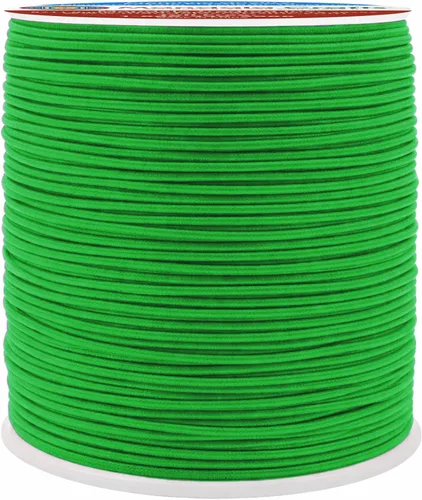 Miniatura 12 de Mandala Crafts Cuerdas elásticas color burdeos de 0.079 pulgadas para hacer joyas y cuentas, cuerda elástica de 76 yardas, hilo elástico redondo