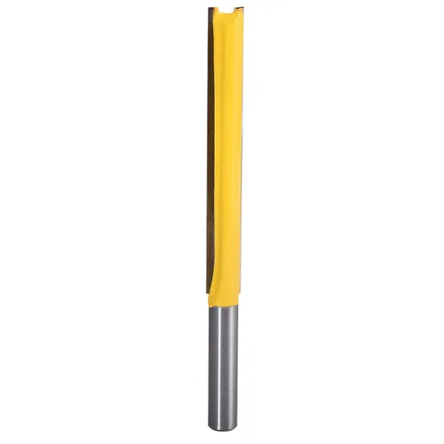 KATUR Brocas rectas de doble flauta, brocas rectas para enrutador, cortador de fresado para carpintería con vástago de 1/4 de pulgada y 3/8 pulgadas