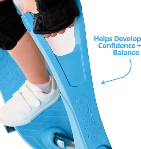 Miniatura 3 de Monopatín para niños de Ookkie, ayuda a desarrollar el equilibrio y la confianza en sí mismos, monopatín 4 en 1, fácil de montar, idea de regalo Azul