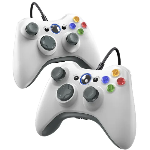Miniatura 6 de Gamrombo Paquete de 2 controladores con cable compatibles con Xbox Series X/S/Xbox One/Xbox One S/One X, PC con función turbo/macro/conector