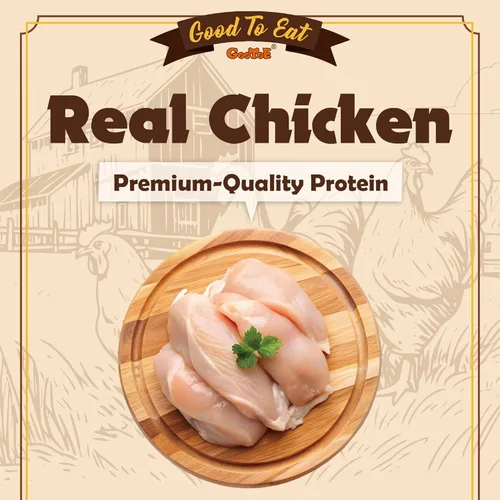Miniatura 2 de Gootoe Golosinas para perros, carne seca de pollo para perros, golosinas de entrenamiento para perros; alta en proteínas, sin gluten