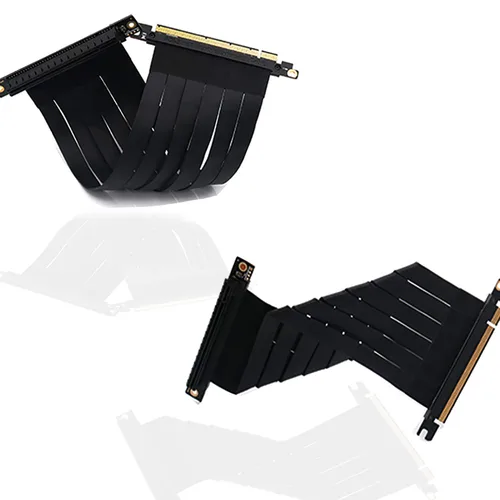 Miniatura 4 de PCI-E Cable de extensión pci Cable de extensión 16x pcie Riser (pcie Extender 90 grados 7.9 in)pcie Riser Cable