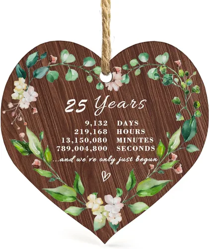 Miniatura 12 de Adorno de boda de 50 aniversario 2025 colgante de Navidad para pareja, 50 años como señor y señora, regalo de boda de Navidad para padres, adorno