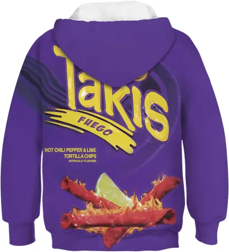 Miniatura 3 de Chaos World Sudadera con capucha para niños con estampado 3D realista con estampado gráfico de galaxia